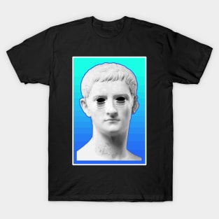 Void Aesthetic Greek Bust | Vaporwave T-Shirt